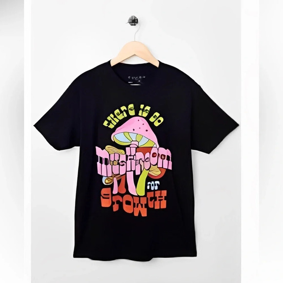 Earthbound Trading There Is So Mushroom For Growth T-Shirt, Black, Small, NWT - Picture 1 of 6